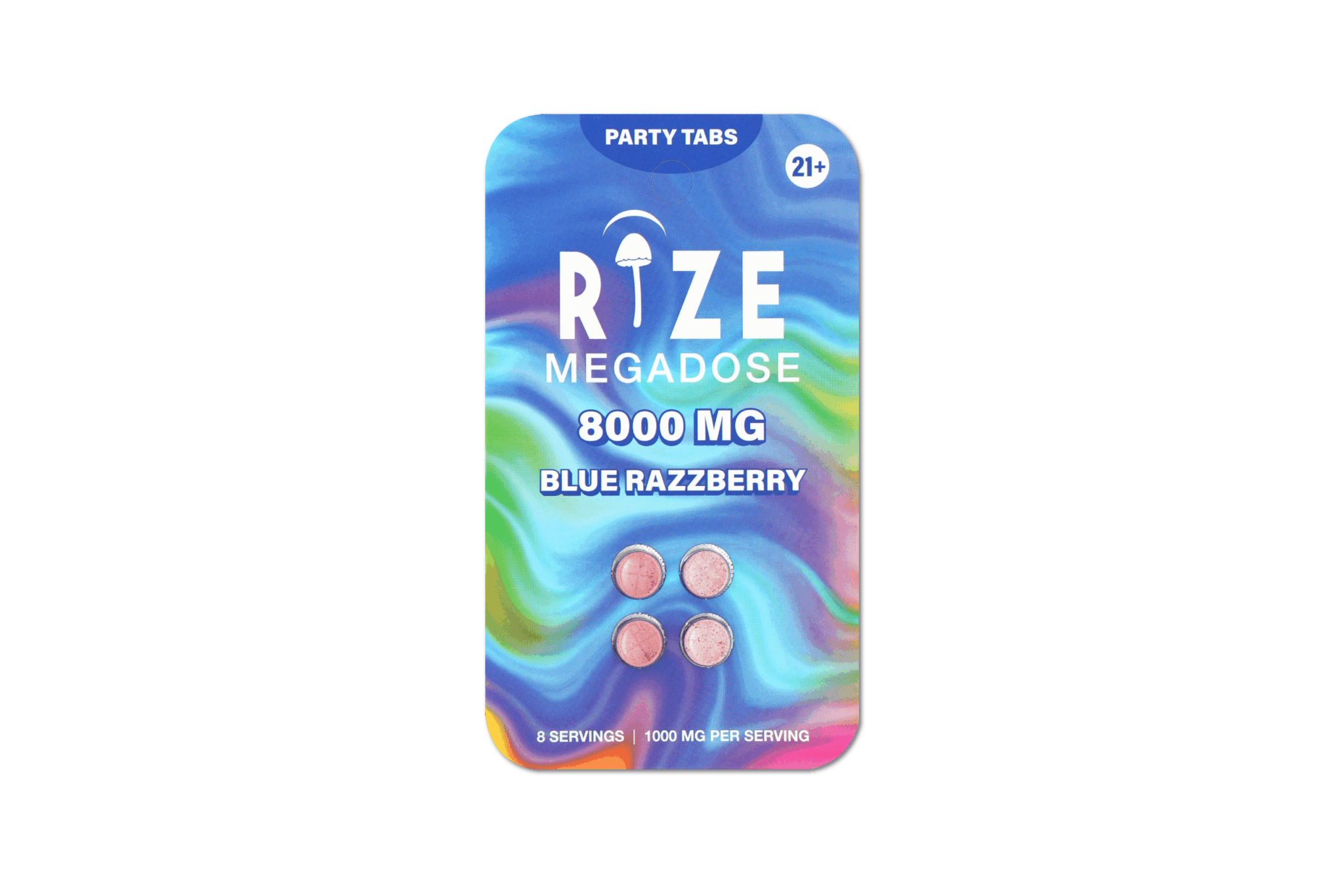 Blue Razzberry Cart Blue Razzberry Megadose Tabs – Rize